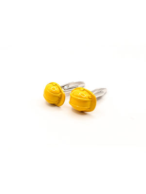 casque-chantier-jaune-boutons-de-manchette